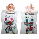 Doll with button-eyes - Cheeky Cat 06 - Keychain