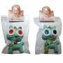 Doll with button-eyes - Cheeky Cat 09 - Keychain