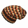 Berretto di lana oversize - cappello caldo fatto a maglia - beanie lungo - marrone - ottone