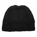 Berretto di lana - cappello caldo fatto a maglia - nero