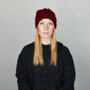 Berretto di lana - cappello caldo fatto a maglia - rosso