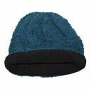 Wollmütze - blau - warme Strickmütze