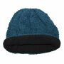 Wollmütze - blau - warme Strickmütze