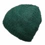 Berretto di lana - cappello caldo fatto a maglia - petrolio