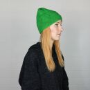 Woolen hat - green- Knit cap