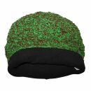 Gorra tejida de lana - verde - marrón - Gorro de punta