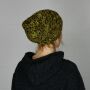 Wollmütze - grün-braun - warme Strickmütze