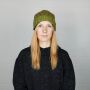 Woolen hat with pattern - green - multicolour - Knit cap