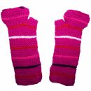 Woolen arm warmers - Knitted arm warmers - Pink with...