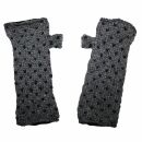 Woolen arm warmers - Knitted arm warmers - Grey with...