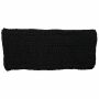 Woolen headband - black - hand knitted