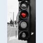 Canvas print - Berlin - Traffic light for bikes with heart - Photo on canvas