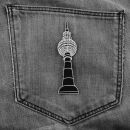 Patch - Torre della televisione di Berlino - 10 cm bianco...