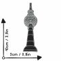 Parche - Torre de televisión Berlin - 10cm blanco