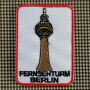 Patch - Torre della televisione di Berlino - 7 cm bianco - toppa