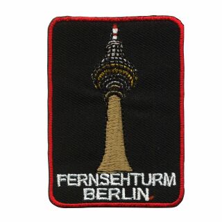 Parche - Torre de televisión Berlin - 7cm negro