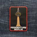 Patch - Torre della televisione di Berlino - 7 cm nero - toppa