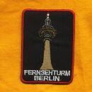 Aufnäher - Fernsehturm Berlin - 7 cm schwarz - Patch