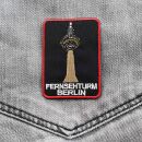 Patch - Torre della televisione di Berlino - 7 cm nero - toppa