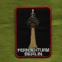 Aufnäher - Fernsehturm Berlin - 7 cm schwarz - Patch