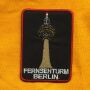 Patch - Torre della televisione di Berlino - 7 cm nero - toppa