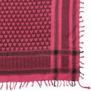 Kufiya - Hearts pink - black - Shemagh - Arafat scarf