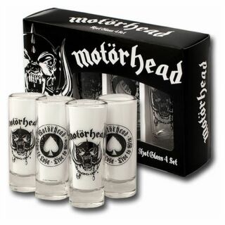 Set di bicchieri - Motörhead - 4 bicchieri - Stamper