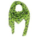 Cotton Scarf - Freak Butik logo-figure green-light -...