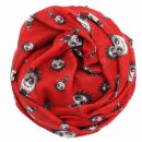 Pañuelo de algodón - Freak Butik Logotipo del carácter rojo - Pañuelo cuadrado para el cuello