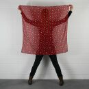 Cotton Scarf - Freak Butik logo-figure red - squared kerchief