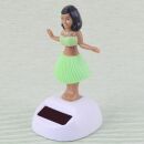 Figura asintiendo con la cabeza Solar - Chica Hula - verde claro