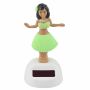 Figura asintiendo con la cabeza Solar - Chica Hula - verde claro