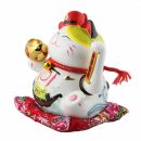 Gatto della fortuna - Gatto cinese - Porcellana 26 cm...