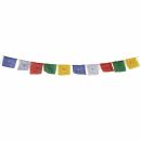 Tibetan prayer flags - 10 cm wide - multicolored...