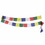 Tibetan prayer flags - 25 cm wide - black lettering - 5 reel set