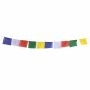 Banderas tibetanas de oración - 14 cm de ancho - letras multicolor - Set de 5 tambores