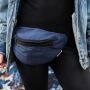 Riñonera - Louis - azul - Cinturón con bolsa - Cangurera