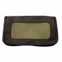 Tobacco pouch made of smooth leather - brown-dark-sand-color-black - Tobacco bag