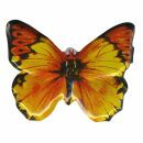 Blechanstecker - Schmetterling gelb - Anstecker aus Blech