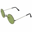 Metal-rimmed glasses - silver-light yellow