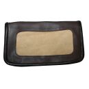 Tobacco pouch made of smooth leather -...