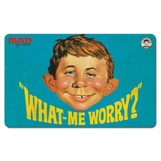 Frühstücksbrett - MAD - Alfed E. Neumann - What me worry? - Schneidebrett