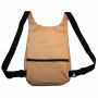 Bagpack with geometrical pattern - light brown - Sling bag
