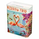 Savings box - Wedding Fund - Flamingo