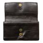 Purse made of smooth leather - dark-brown - Wallet - Pocket
