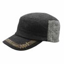 Military Army Cap - Model 01 -gray-creme-colored - Hat