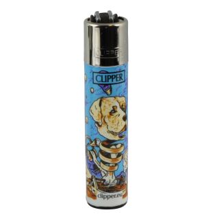 Clipper Lighter - Dog - blue